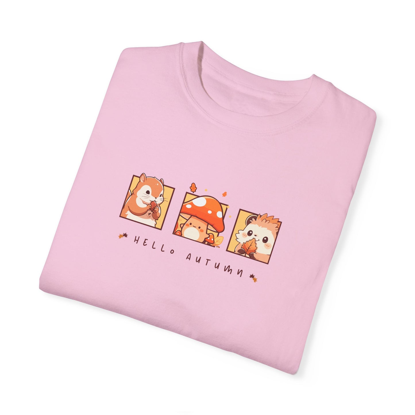 Hello Autumn Unisex Garment-Dyed T-shirt