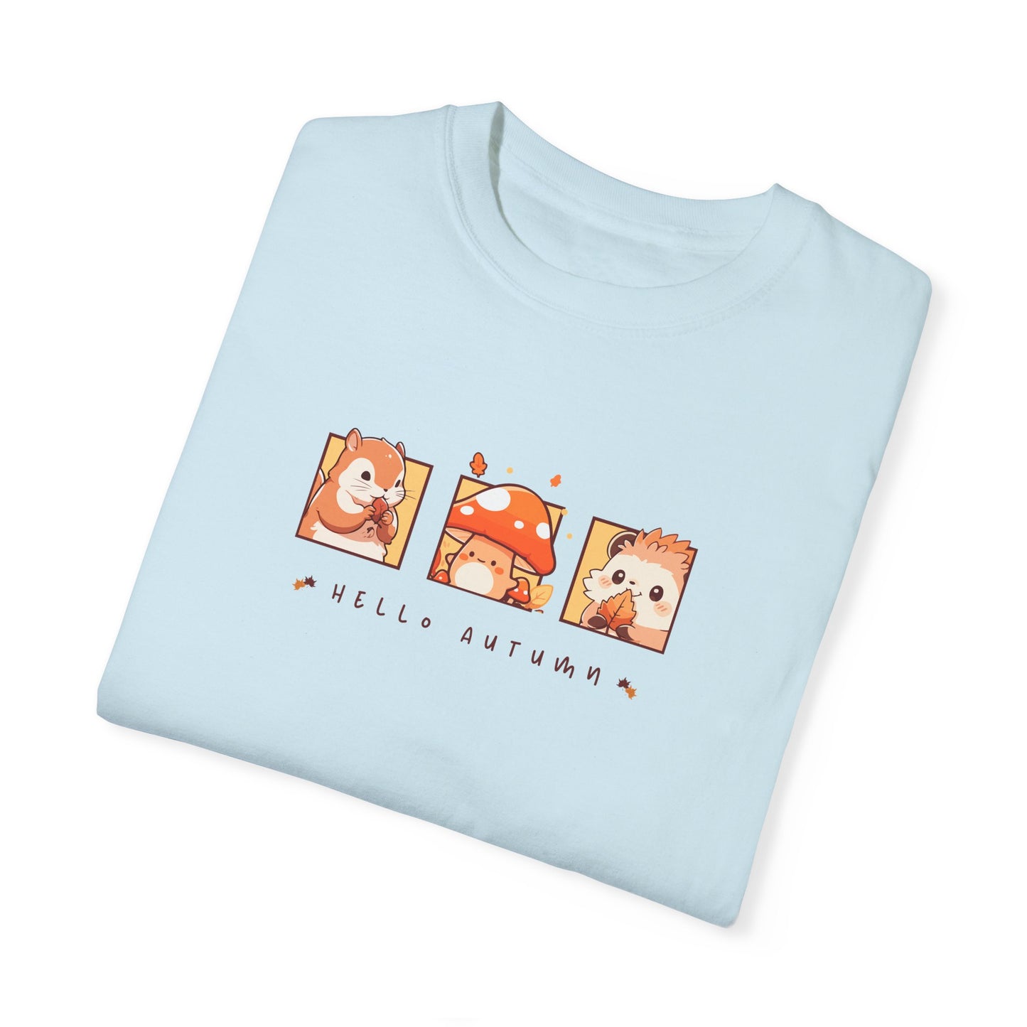 Hello Autumn Unisex Garment-Dyed T-shirt