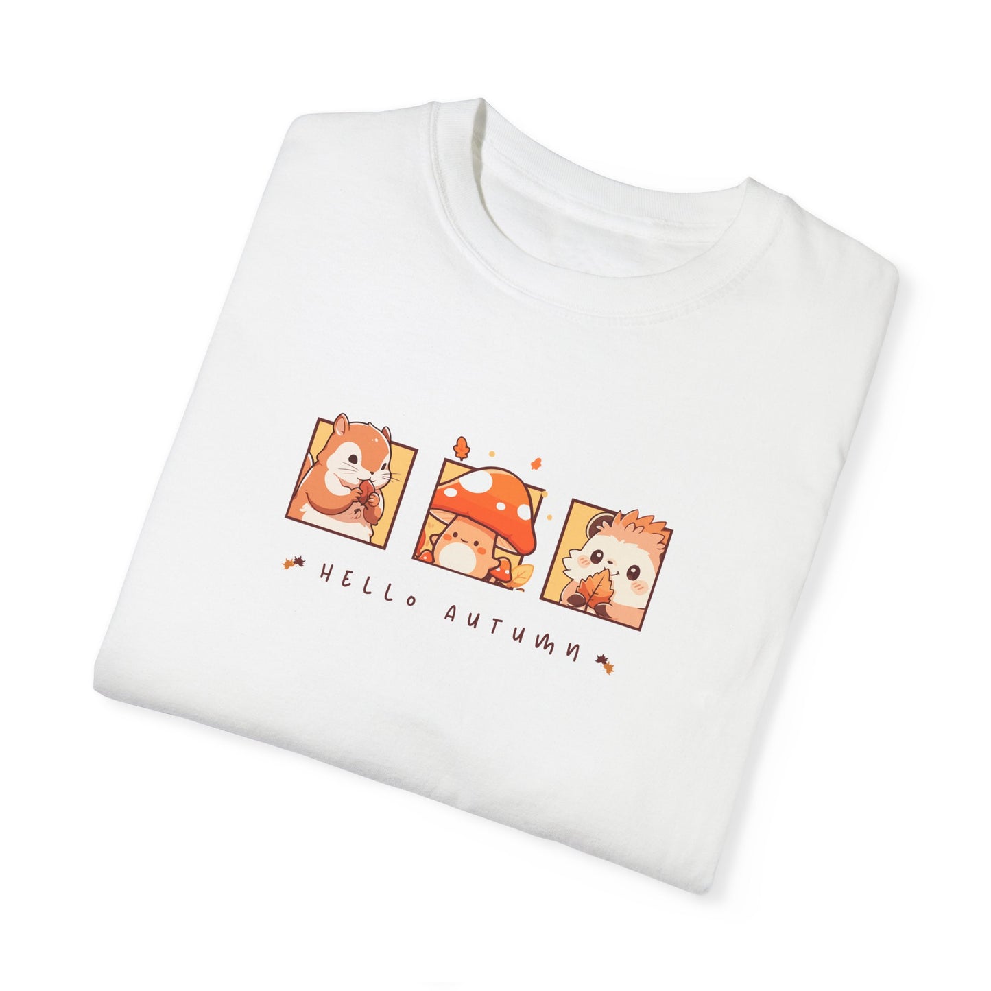 Hello Autumn Unisex Garment-Dyed T-shirt