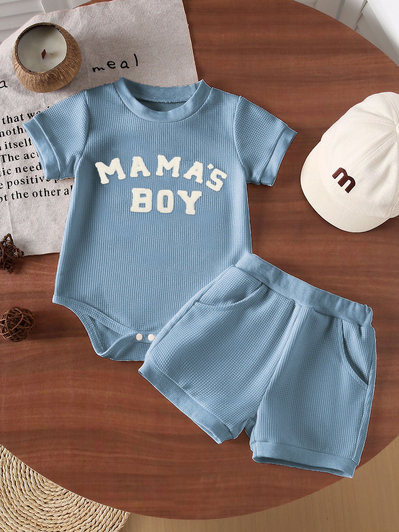 Summer Boys Short-sleeved Casual Set