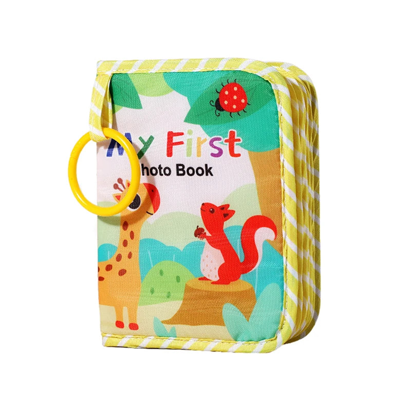 Baby Photo Album, Baby Photo Album Holds Pictures My First Soft Cloth Family Photos Book With Removable Hook