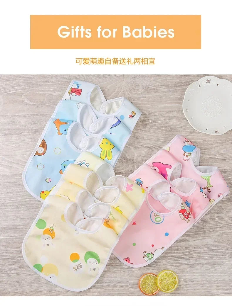 Baby Bibs for Children Waterproof Babys Bib Newborn Water Uptake Bibs Burp Cloths Things for Baby Stuff Feeding Boy Girl